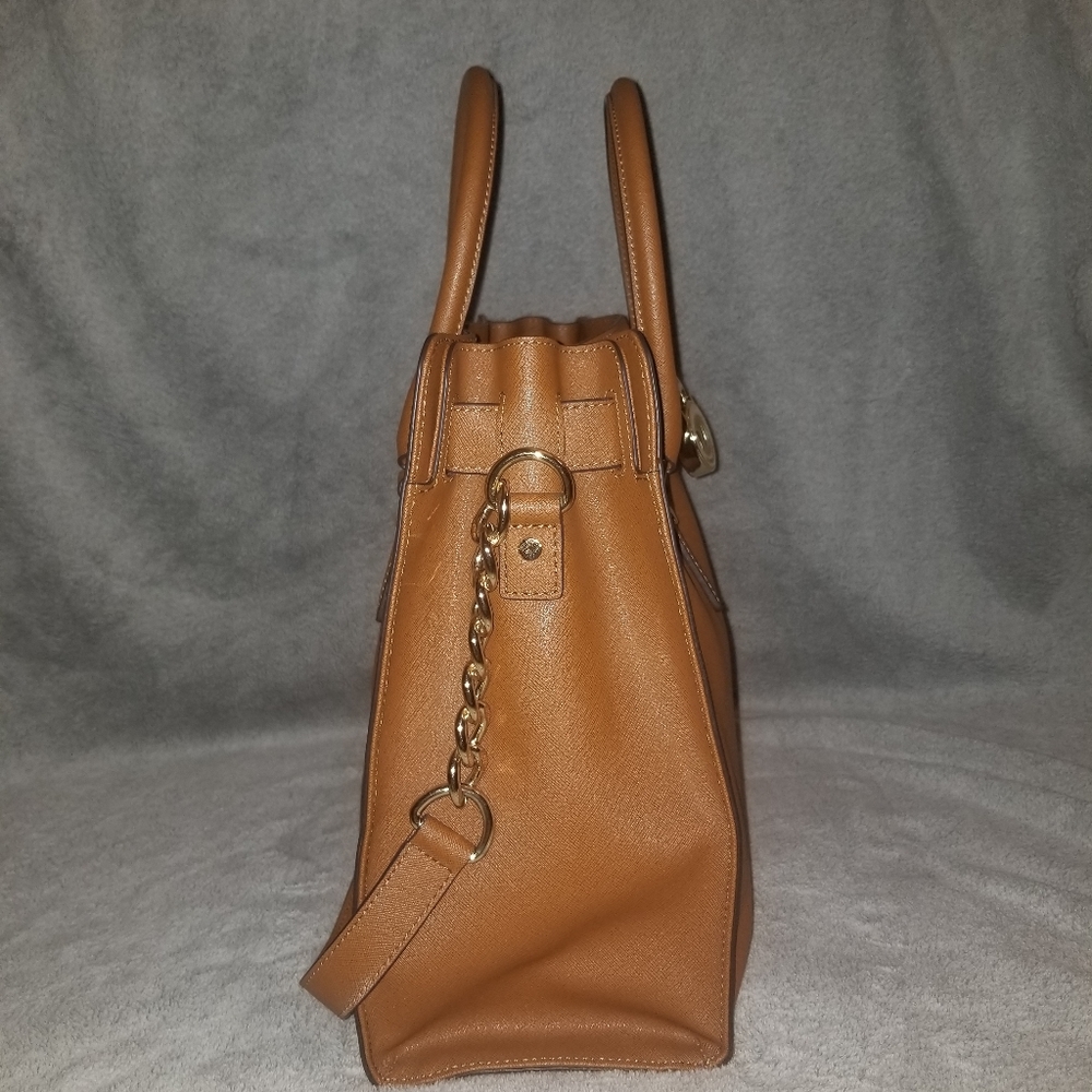 Michael Kors Hamilton Saffiano Leather Satchel - Picture 9 of 12